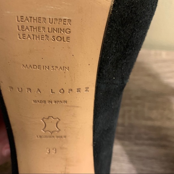 Pura Lopez Leather Heels - Picture 6 of 7
